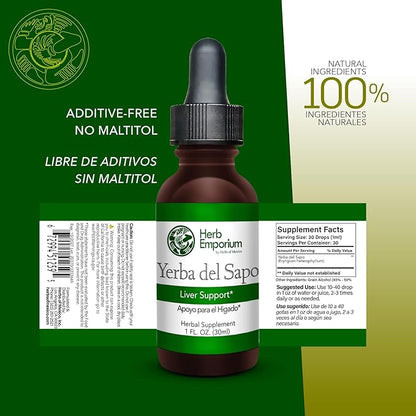 Hierba del Sapo Herbal Extract 1 fl oz.