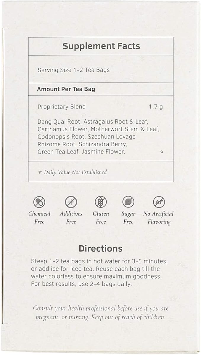 Health King Dong Quai Lady's Herb Tea, Teabags, 20 Count Box