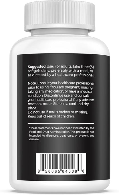 VANI Omega 3 Fish Oil - Pharmaceutical Grade - 2520mg with EPA & DHA, Made in USA with Premium Germany Fish Oil KD-PÜR® - 120 Softgels