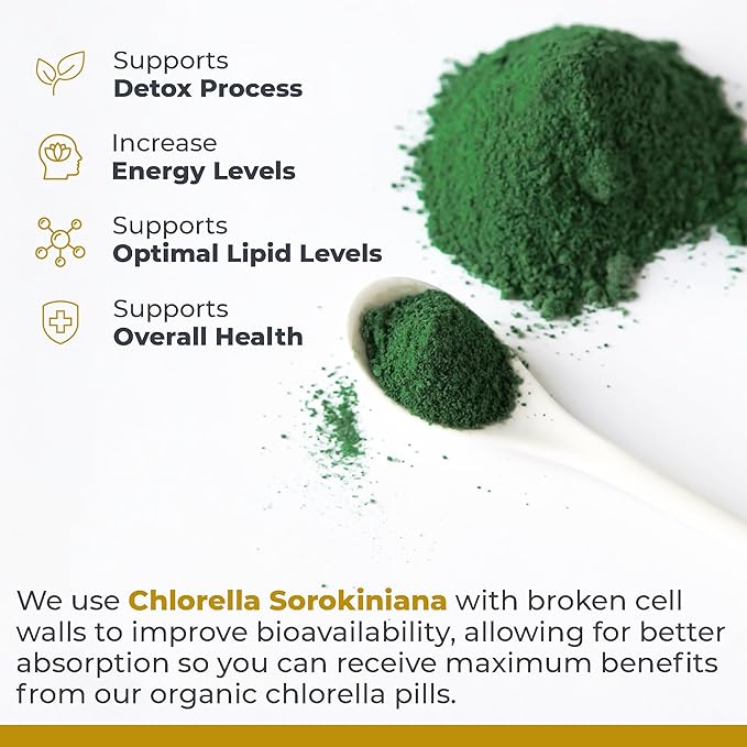 Premier Research Labs Medi Chlorella-FX - Chlorella Capsules, Chlorophyll Capsules, Organic Pills for Women & Men, Chlorophyll Supplement - 120 Vegetarian Capsules