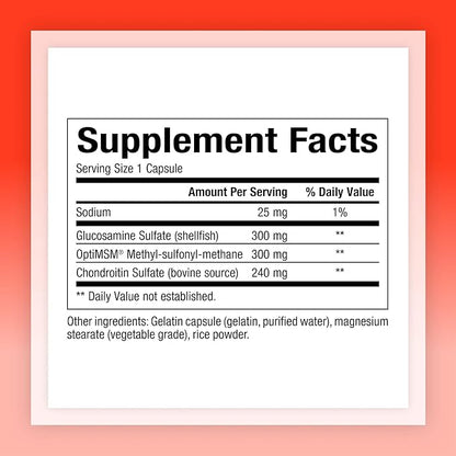 Natural Factors, MSM Joint Formula, Supports Healthy Joints and Mobility, 180 Capsules