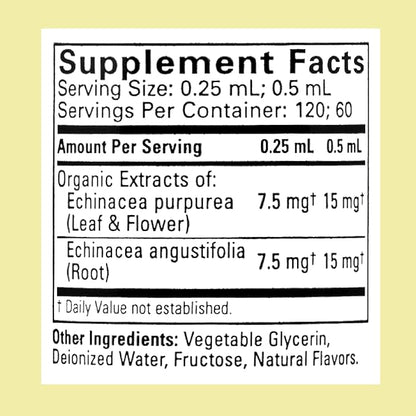 CHILDLIFE ESSENTIALS Echinacea for Kids - Kids Echinacea Drops, Liquid Tincture, Alcohol Free Supplement for Babies, Toddlers, Children - Natural Orange, 1 Fl Oz (Pack of 2)