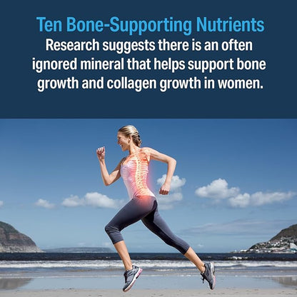 – Ultimate Bone Support Supplement, Strontium, Silica, Vitamin K2 and D3, Support Bone Health, Bone Strength, Non GMO, Gluten Free, Dairy Free, Soy Free, Vegan (60 Tablets)