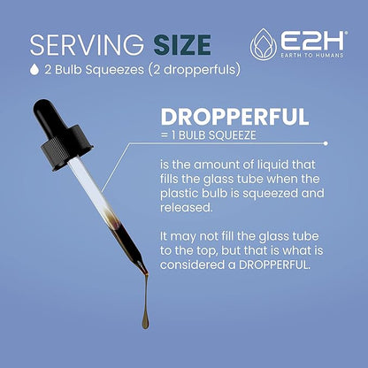 E2H Natural Black Currant Extract, Cold Pressed Black Currant Seed - Immune System Health - Fast Absorbing Liquid (2 Bottles)