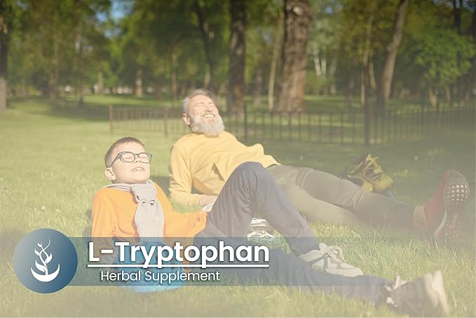 Pure Original Ingredients L-Tryptophan, (100 Capsules) Always Pure, No Additives Or Fillers, Lab Verified