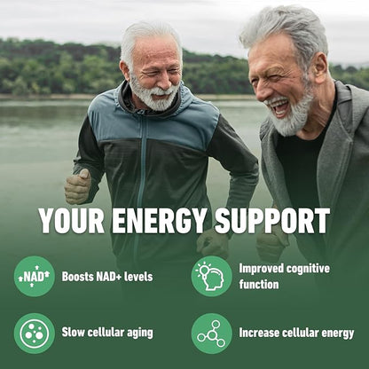 Airboy Liposomal Nicotinamide Riboside 900 mg, NAD Supplement with Resveratrol,NMN Alternative NAD Booster Support Anti-Aging, Energy, Focus - 80 Capsulesx 2 Pack