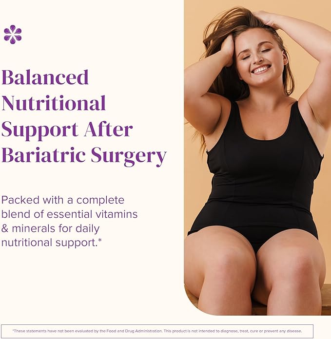 BariMelts Multivitamin - 60 Fast-Dissolving Tablets (1-Month Supply) - Sugar-Free Bariatric Multivitamin for Women, Natural Fruit Flavor