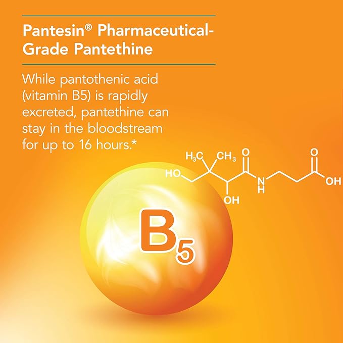 Nutricology Pantethine Supplement - Vitamin B5, Pantothenic Acid, Metabolism Support, Liver Support, Cardiovascular Supplement, Coenzyme A, 660mg Vegetarian Capsules - 60 Count