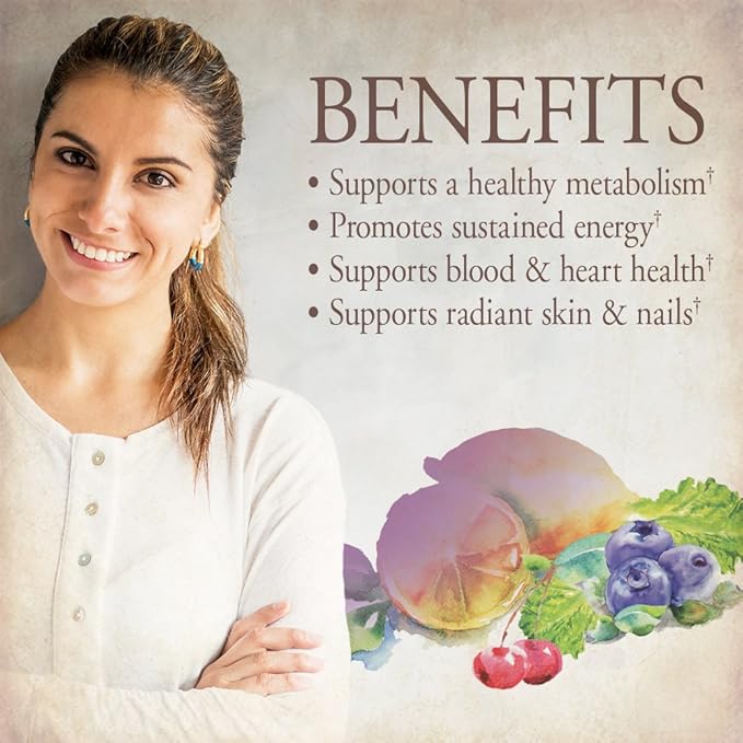 Garden of Life Multivitamin for Women - Organics Women's Once Daily, Whole Food Multi with Iron, Biotin, Vegan Organic Vitamin, Energy Hair Skin & Nails, 30 Tablets