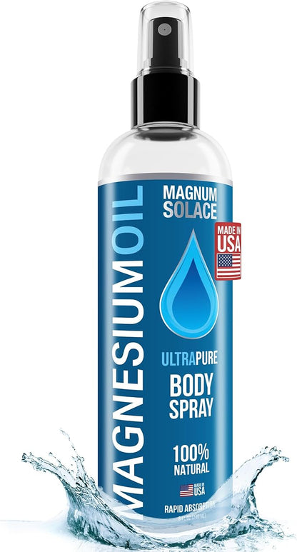 Pure Magnesium Oil Spray - 100% Natural Magnesium Spray - Sourced from The Dead Sea Topical Magnesium