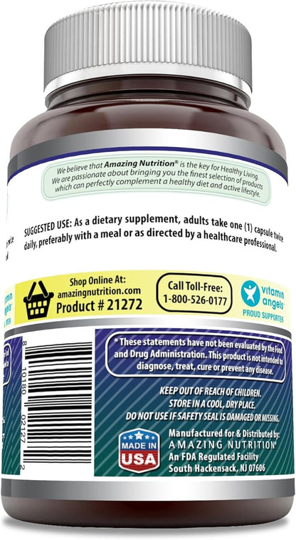 Amazing Formulas Alpha Lipoic Acid | 200 Mg Supplement | Capsules | Non-GMO | Gluten-Free | Made in USA (1 Pack, 120)