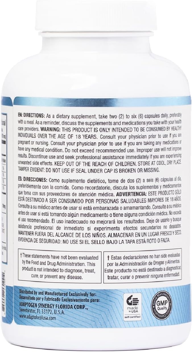 Immodulator - Adaptogenic Supplement for Well-Being, with Ginseng, Ashwagandha, Reishi Mushroom - Supports Stress Response, Mood Balance and Immune System Function (180 Capsules/700 mg)