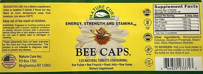 Original Bee Caps in Brown Bottles - 6 Pack - 120 Count Each Bottle