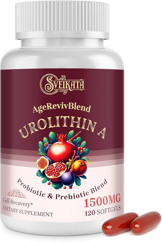 Urolithin A Supplement 1500mg, 120 Softgels