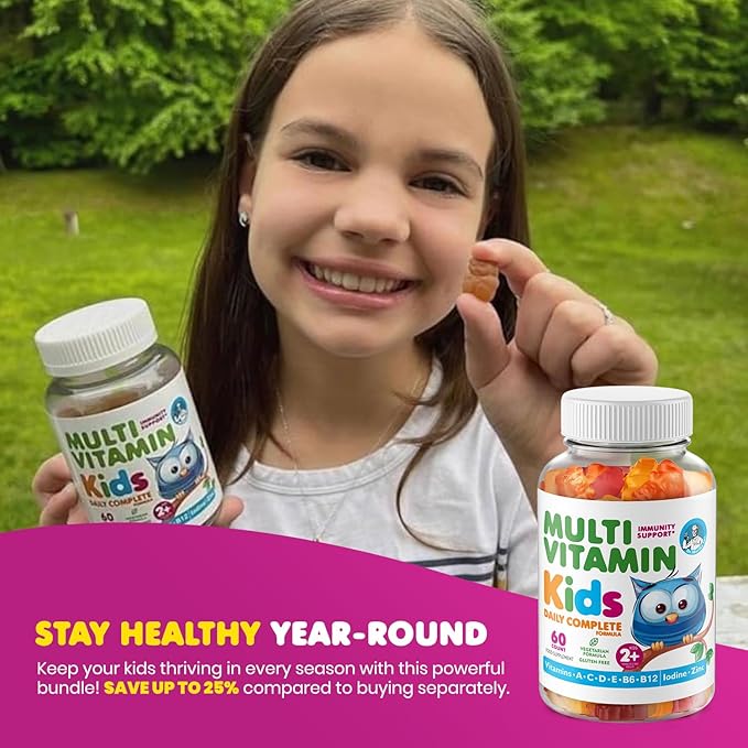 DR. MORITZ Elderberry Gummies for Kids and Toddlers (Multivitamin and Elderberry Bundle)