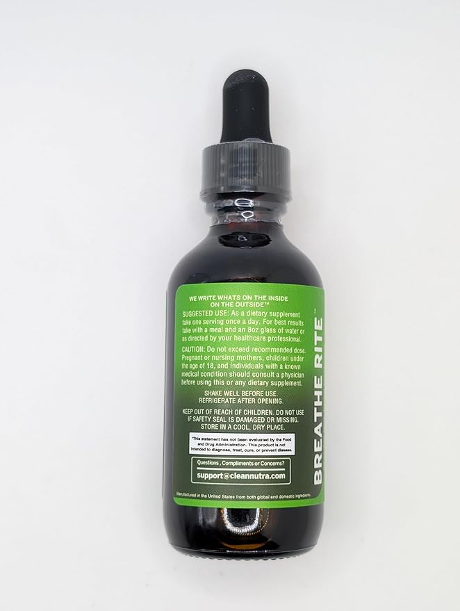 Clean Nutra Mullein Drops for Lungs Organic Chlorophyll Liquid Irish Sea Moss, Spirulina, Licorice, Tart Cherry Lobelia, Motherwort & Elderberry Mullein Leaf Extract Tincture Men Women Supplement
