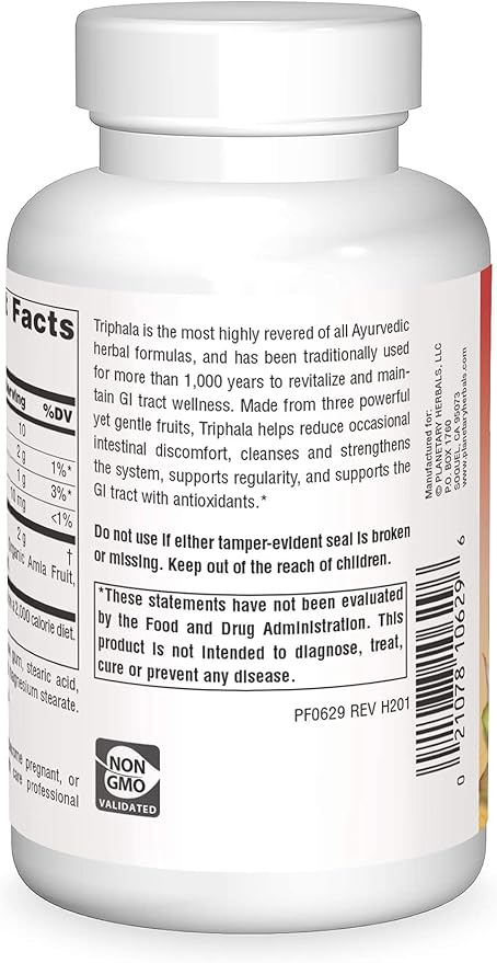 Planetary Ayurvedics Triphala 1000mg - 120 Tablets