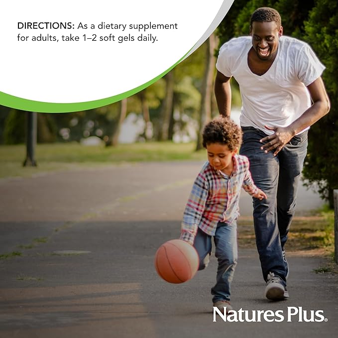 Natures Plus Antarctic Krill Oil - 60 Softgels - Supports Brain & Joint Health - 60 Servings