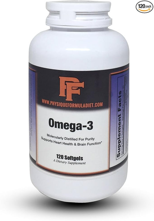 Triple Strength Omega 3 Fish Oil Supplement with 2000 mg, 120 Softgels