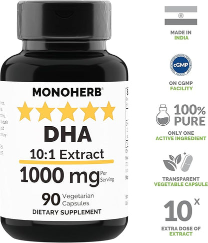 DHA Extract 1000 mg - 90 Vegetarian Capsules
