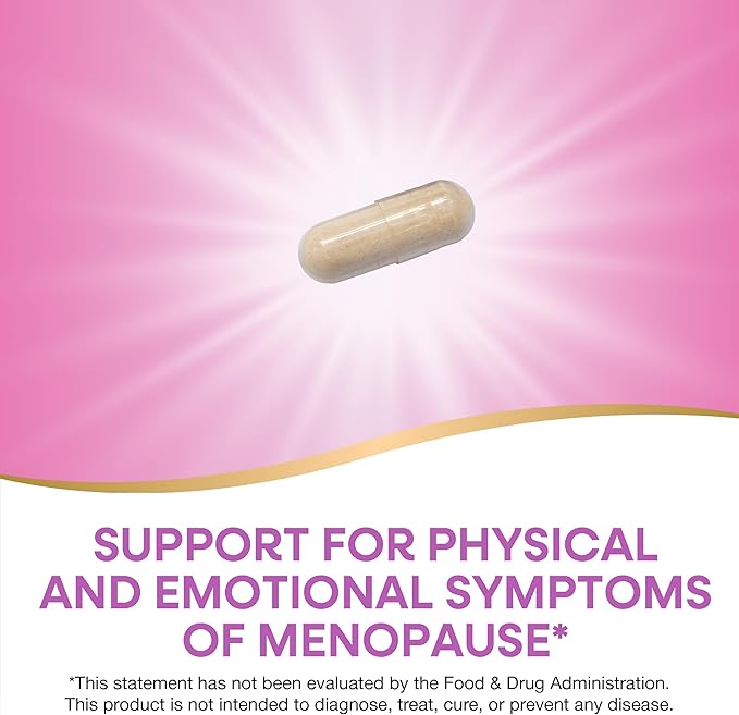 Nature's Way Premium Black Cohosh, Menopause Support for Women*, 40 mg per serving, 120 Vegan Capsules