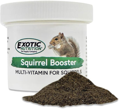Squirrel-Cal and Squirrel Booster (2 Pack) - Ultra-fine Powdered Calcium Supplement - for Pet Squirrels