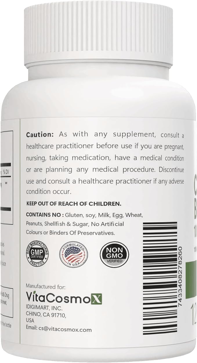 Cissus Quadrangularis Extract Capsules, 8000mg, 120 Count, Vegan - 60 Servings, Gluten Free, Non-GMO, and Vegetarian Friendly