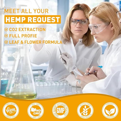 Hemp Gummies High Potency - 3 Pack, High Potency Organic & Extra Strength
