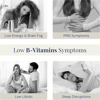 Raena B-Essentials Blend – Premium Vitamin B Complex for Energy, Metabolism, and Stress Support – Boosts Immunity & Overall Wellness