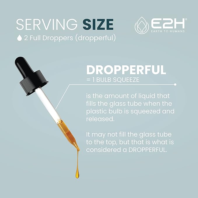 E2H Turkey Tail Mushroom Extract - All-Natural Immune System & Digestive Support from Advanced Mushroom Supplement - Turkey Tail Mushrooms Supplement - Non-GMO, Vegan (2 Bottles)