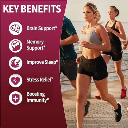 Magnesium Gummies 2000mg with Vitamin D3 & B6 Magnesium Complex Gummies Supplement for Brain & Sleep and Memory & Attention Made in USA 60 Counts Raspberry Flavor