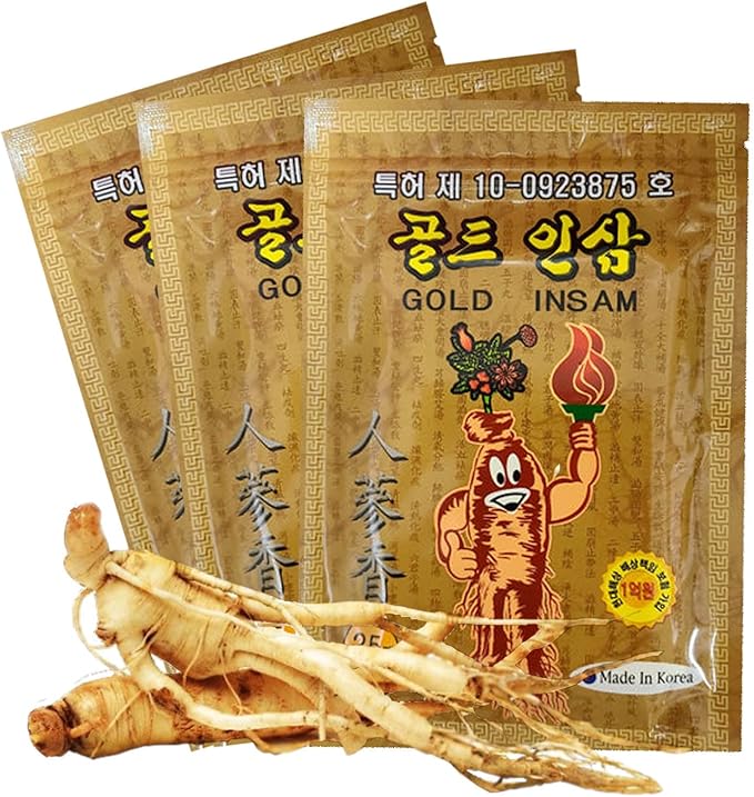 DEAD SKIN Korean Traditional Herbal Patch with Ginseng, Power Strips – 25 Counts x 3 Packs