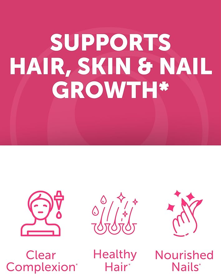 Lunakai USA Made Collagen Gummies for Women & Men Over 50, Biotin & Vitamin C, Supports Skin Elasticity, Hair & Nail Strength, Joint Support, 60ct