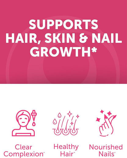 Lunakai USA Made Collagen Gummies for Women & Men Over 50, Biotin & Vitamin C, Supports Skin Elasticity, Hair & Nail Strength, Joint Support, 60ct