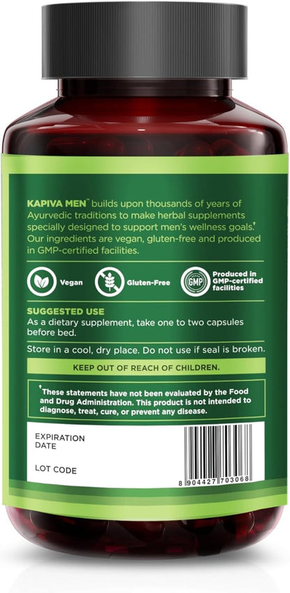 Sleep Support Supplement with Bacopa, Valerian, Ashwagandha, and Other Herbs and Vitamins, Supports Healthy Sleep Patterns, 30 Day Supply, 60 Capsules