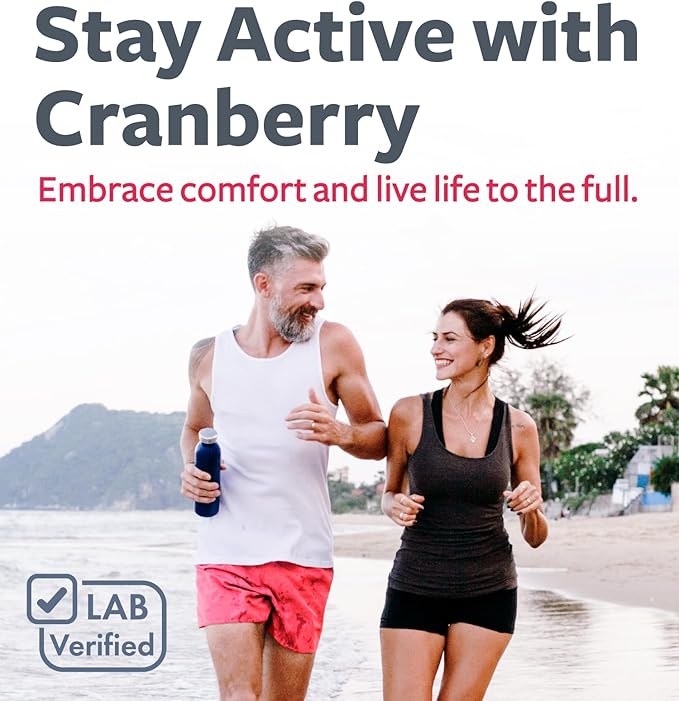 USDA Organic Cranberry Concentrate (50:1) Powder - 500mg is Equivalent to 25,000mg of Fresh Cranberries - for Kidney Cleanse & UTI Support Vitamins - Women - Supplement - 100 Servings - No Pills