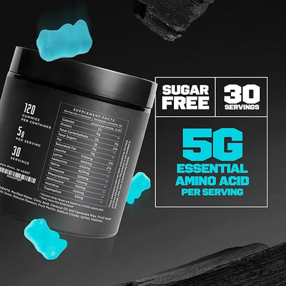 Endeavor Essential Amino Acids Gummies 5g Serving Sugar Free Supplements for Men and Women, EAA Gummy Vegan 120 Count 30 Day Supply