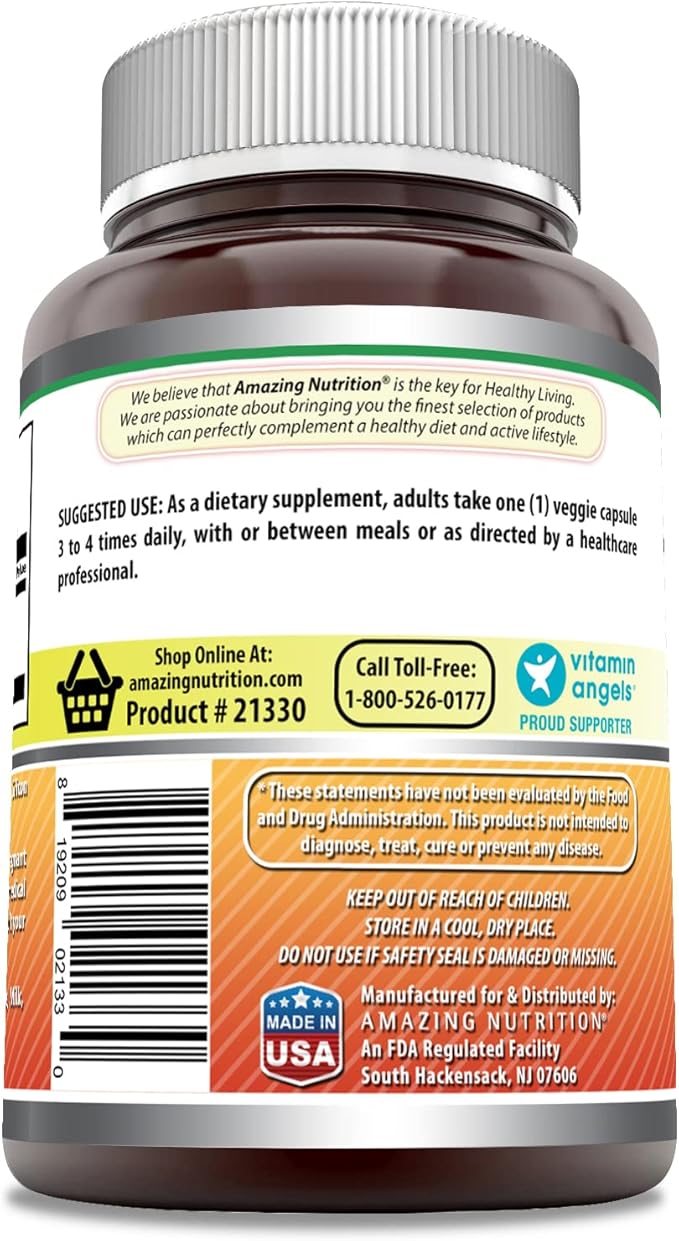 Amazing Formulas Bromelain Supplement | 500 Mg Per Serving |120 Veggie Capsules | Non-GMO | Gluten Free | Made in USA | Ideal for Vegetarians