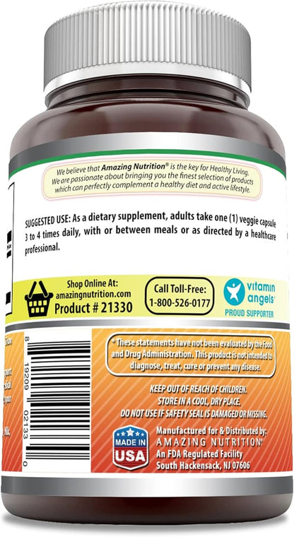 Amazing Formulas Bromelain Supplement | 500 Mg Per Serving |120 Veggie Capsules | Non-GMO | Gluten Free | Made in USA | Ideal for Vegetarians