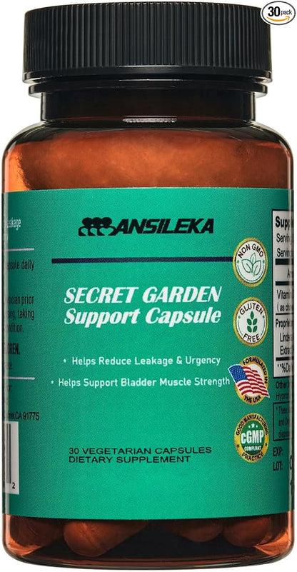 Bladder Control Supplement,Urinary Tract Support,Helps Relieve Urinary Urgency, Reduce leaks, and Decrease Bathroom Visits,Super Formula,one Capsule a Day,30-Day Supply