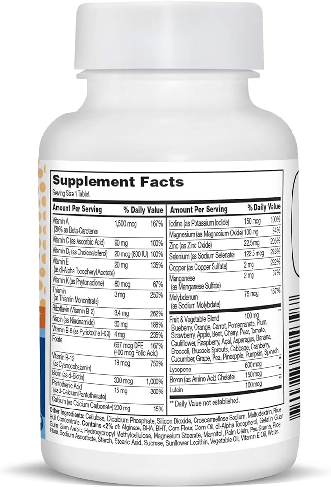 21st Century Wellify Men's Energy Multivitamins with Minerals, 65 Count (Pack of 2)