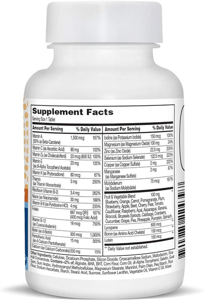 21st Century Wellify Men's Energy Multivitamins with Minerals, 65 Count (Pack of 2)