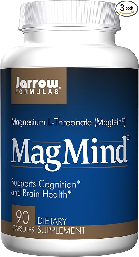 Jarrow Formulas: MagMind Magnesium L-Threonate, 90 caps (3 Pack)
