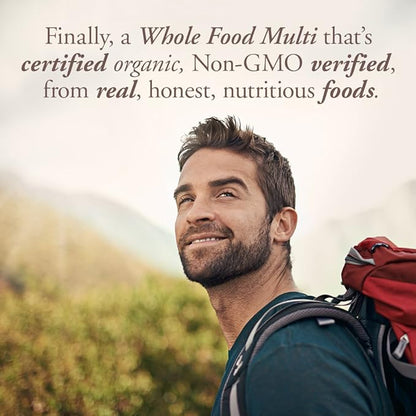 Garden of Life Organics Vitamins for Women 40+ - 60 Tablets & Organics Multivitamin for Men - Men's Once Daily Whole Food Vitamin Supplement Tablets, Vegan, 30 Count
