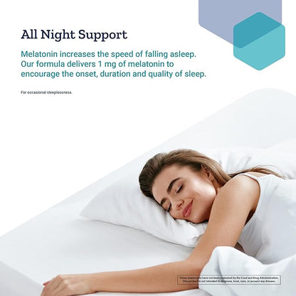 Life Extension Melatonin 1 mg - for Restful Night, Hormone Balance, and Immune Health - Immediate Release - Gluten-Free, Non-GMO - 60 Capsules