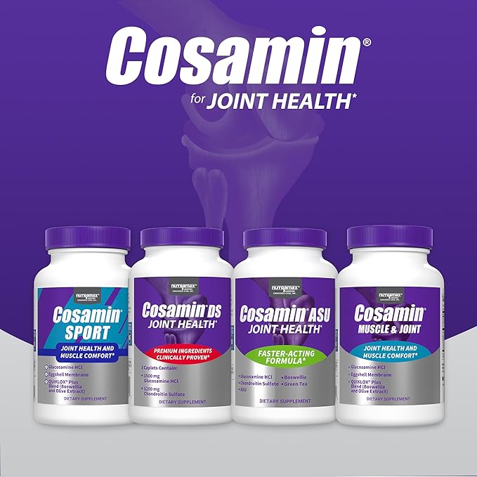 Nutramax Cosamin® ASU Joint Health Supplement with Glucosamine, Chondroitin & ASU for Men’s & Women's Joint Health, 90 Capsules