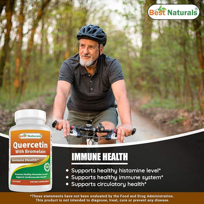 Best Naturals NAC 600 mg & Quercetin with Bromelain