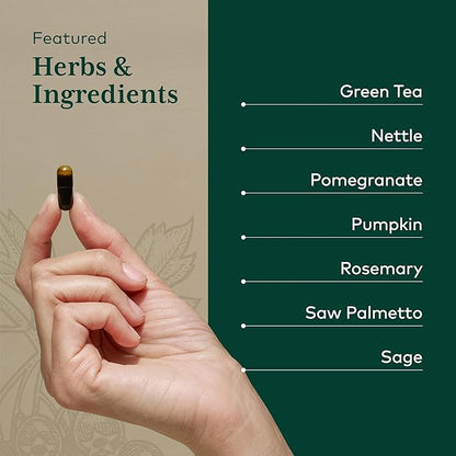 Gaia Herbs Pro Prostate Formula - Supplement Supports Prostate Health* - Antioxidant Support with Green Tea White Sage Pomegranate & Stinging Nettle Root - 60 Liquid Phyto-Caps (30 Servings)