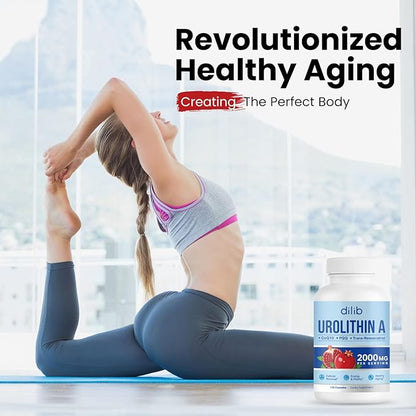 Urolithin A Supplement 1000mg, 120 Capsules