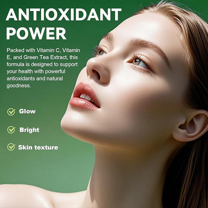 Body Deodorizing Supplement, Chlorophyll Capsules with Parsley & Peppermint, Probiotic, Green Tea, Jerusalem Artichoke, Prebiotic, Supports Fresh Breath & Whole-Body Freshness, 120 Capsules